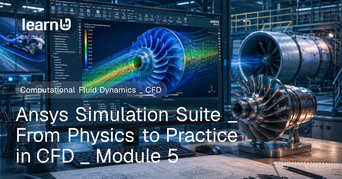 Ansys Simulation Suite _ From Physics to Practice in CFD _ Module 5